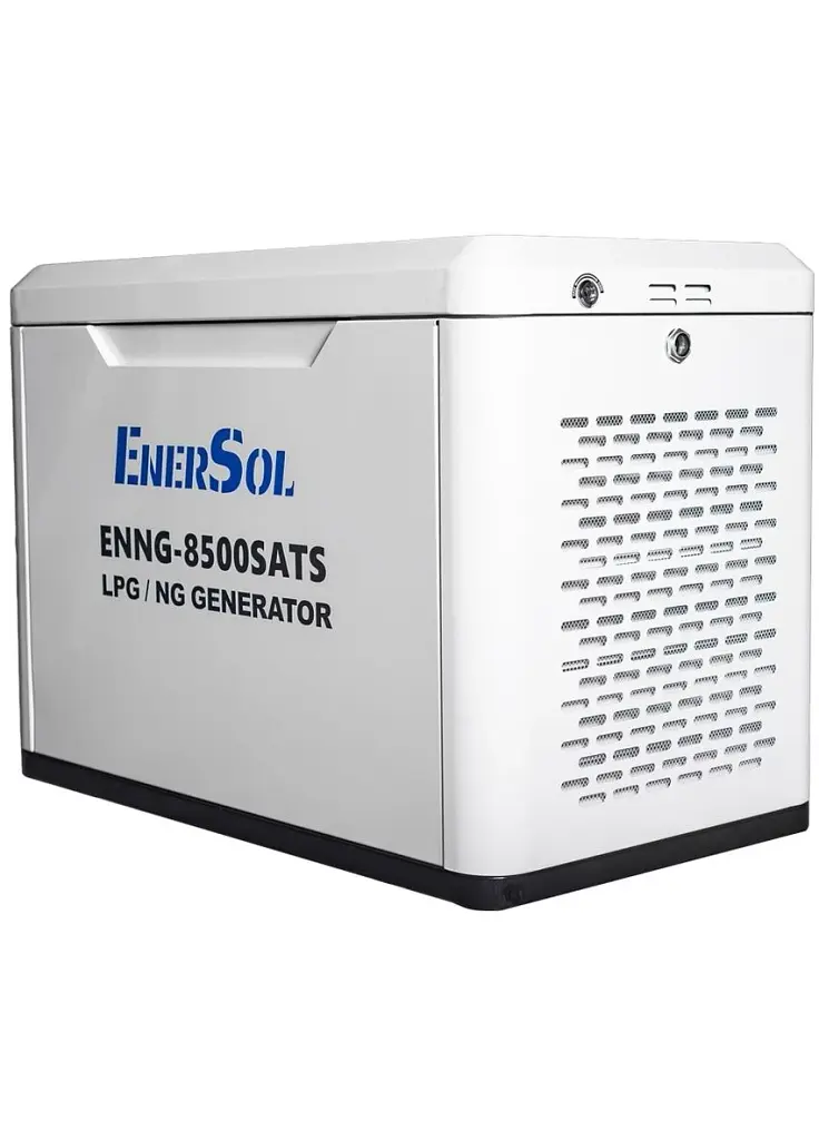 Генератор газовий EnerSol ENNG-8500SATS, LPG\NG, 230В, 8.0-8.5кВт, електростартер, АВР, 160.0кг