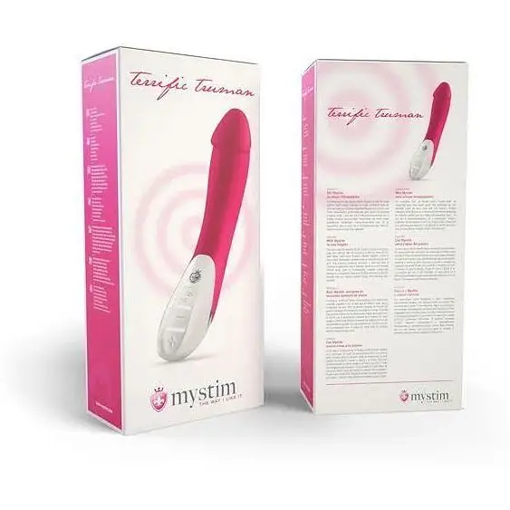 Вібратор Mystimem Terrific Truman Pink анатомічна форма вібрація - фото 10
