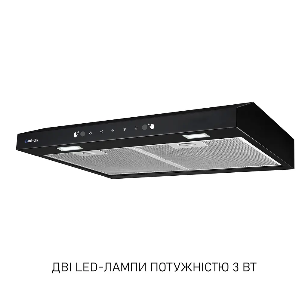 Витяжка плоска Minola HPLS 612 BL - фото 5