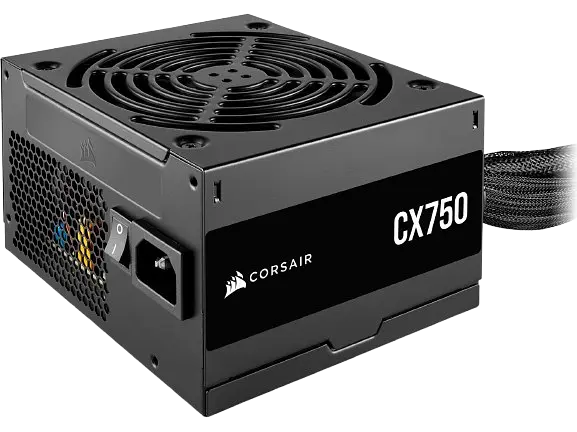 Блок живлення Corsair CX750 750W 80+ Bronze Black (CP-9020279-EU) - фото 2