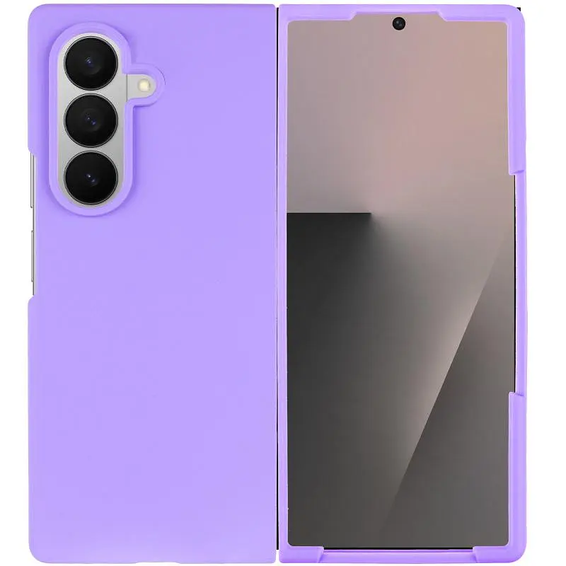 Чохол Foldables Silicone Cover Lakshmi (AAA) для Samsung Galaxy Z Fold7 Бузковий / Dasheen - фото 2