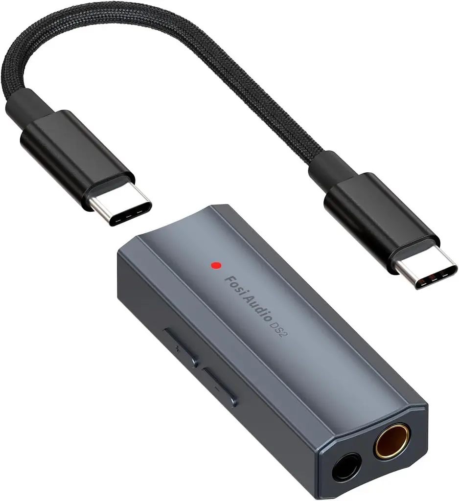 Конвертер звуку для навушників Fosi Audio DS2 2025 (чорний)
