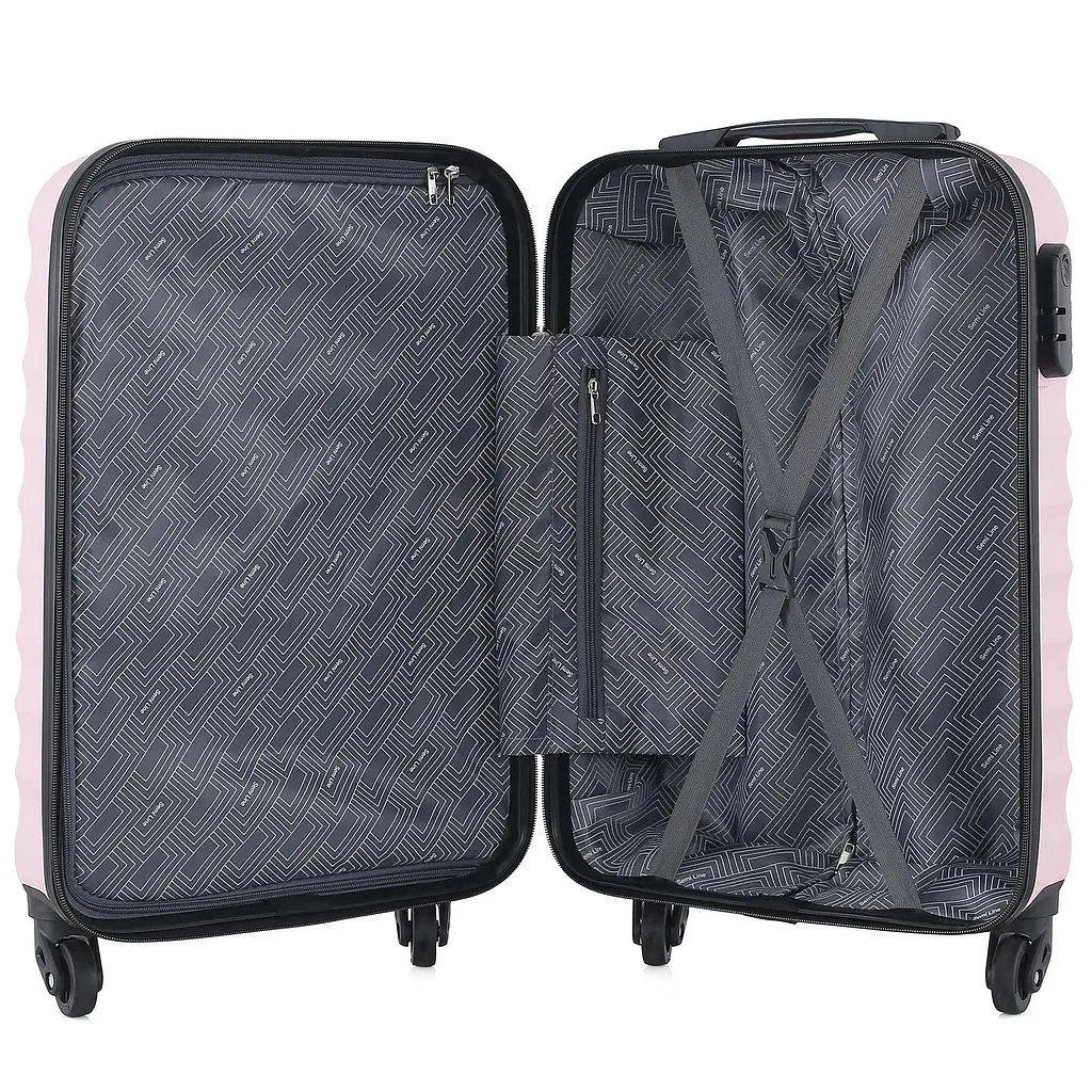 Валіза Semi Line 20 дюймів (S) дюймів (S) Pink Cream (T5632-1) - фото 2