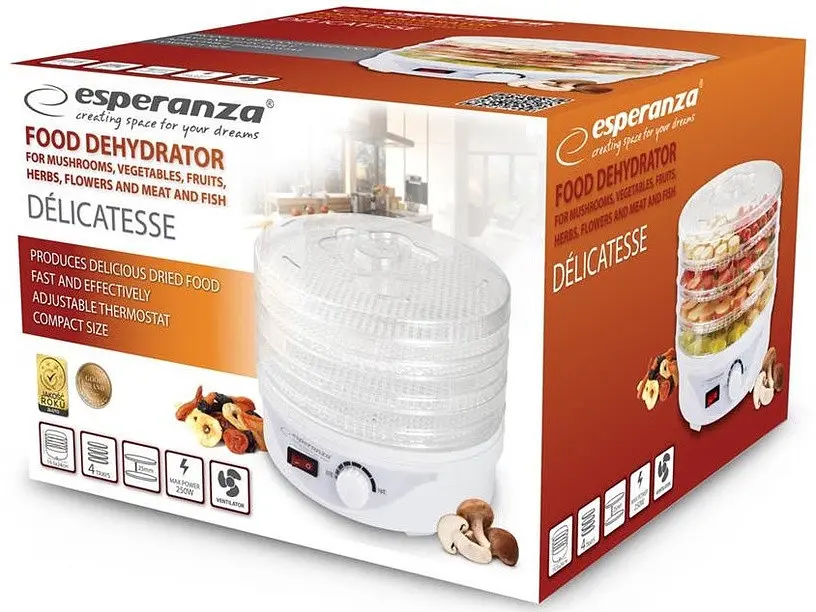 Сушка для фруктів та овочів Esperanza EKD003 Delicatesse - фото 3