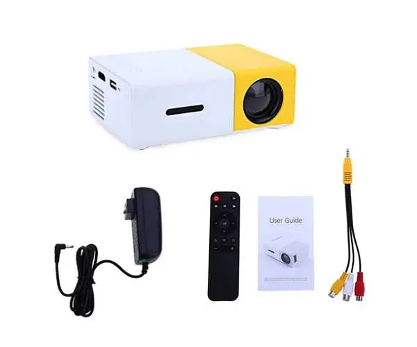 Проектор кишеньковий No Brand Panorama Yellow + PowerBank 2600mah - фото 9