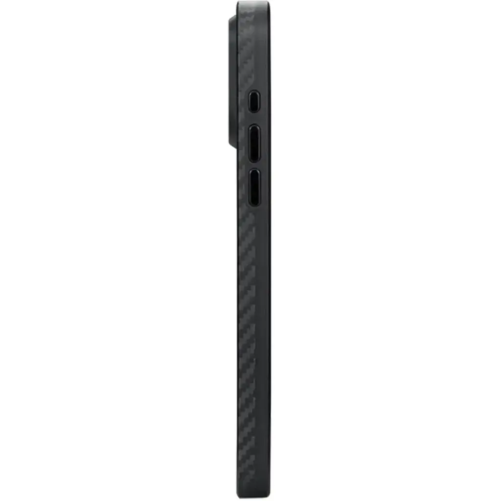 Чохол-накладка Pitaka MagEZ Case Pro 4 Twill 1500D Black/Grey для iPhone 15 Pro Max (KI1501PMP) - фото 4
