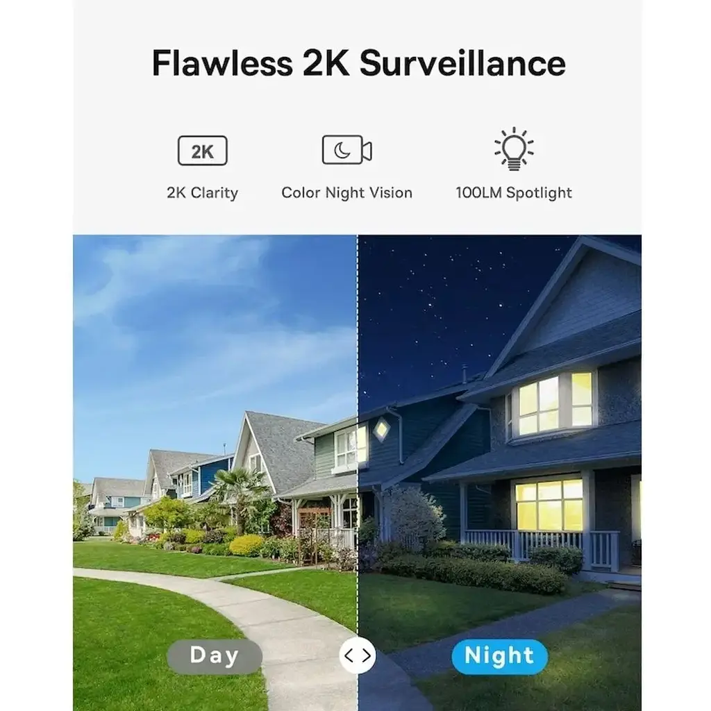 IP-камера видеонаблюдения Baseus Security B1 Outdoor Camera 2K внешняя (S0SV002130) - фото 8