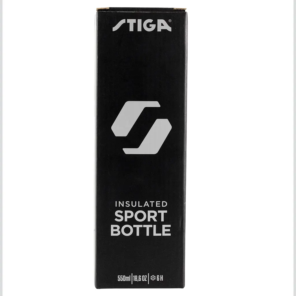 Пляшка для води Stiga Water Bottle Steel Black, 550ml (2905-0101-55) - фото 4