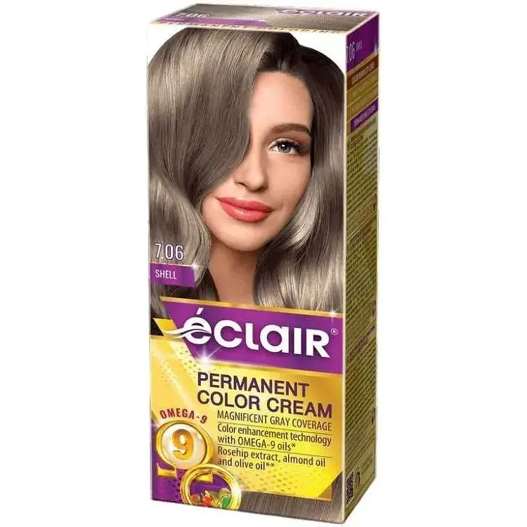 Фарба для волосся ECLAIR 706 Ракушка з олією OMEGA 9