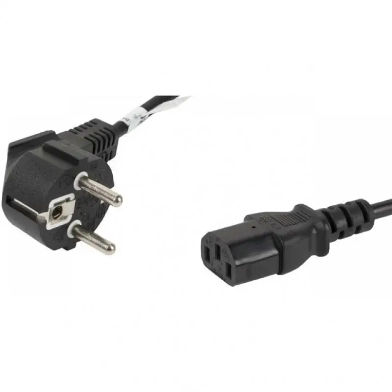 Кабель живлення Atcom 1.2 м 0.75 мм Cee 7/7 Iec C13 євровилка 3 піни - фото 3