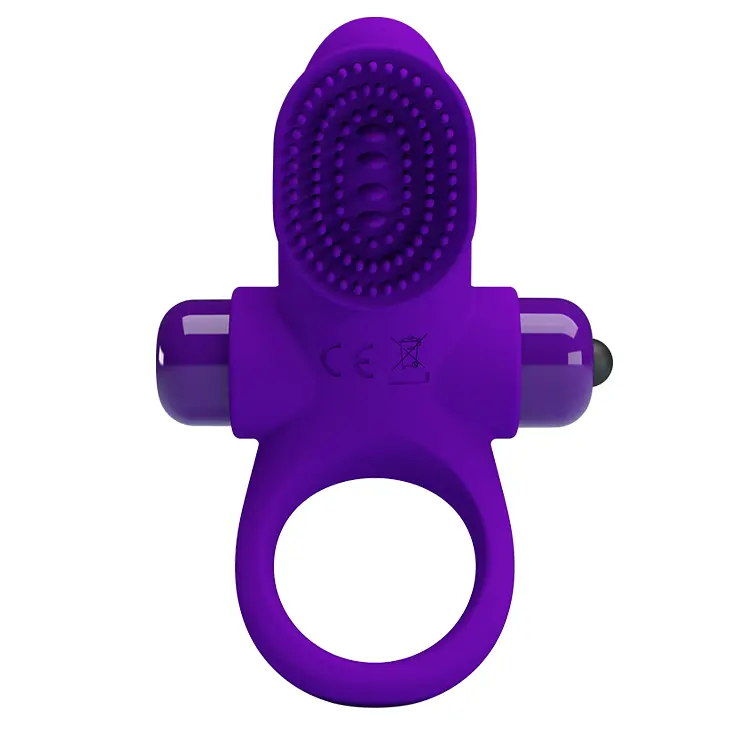 Ерекційне кільце - Pretty Love Vibrant Penis Ring II Purple - фото 2