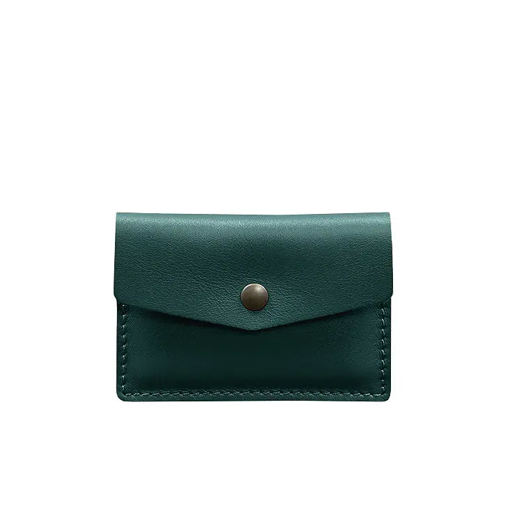 Кожаный кард-кейс 9.0 зеленый краст - фото 7