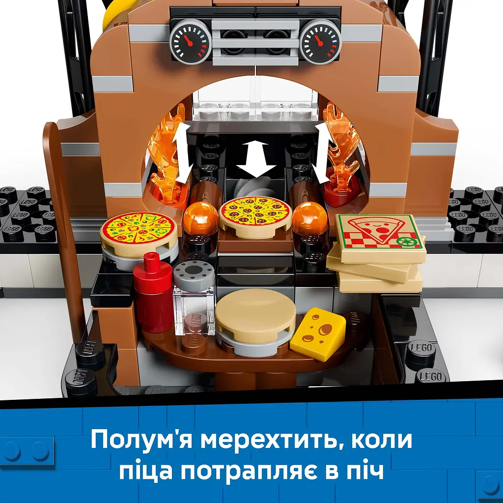 Конструктор LEGO City Доставка піци з різними транспортними засобами (60496) - фото 10