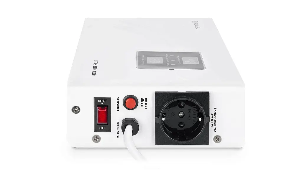 Стабілізатор REAL-EL Stab Slim-1000 Білий - фото 4