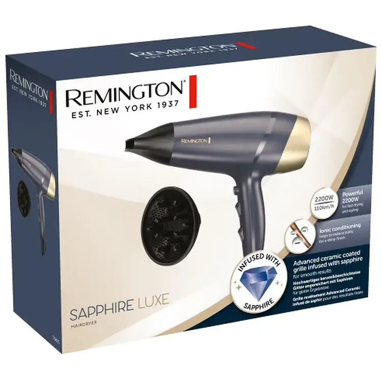 Фен Remington Sapphire Luxe 2200 Вт сапфіровий (D5805) - фото 2