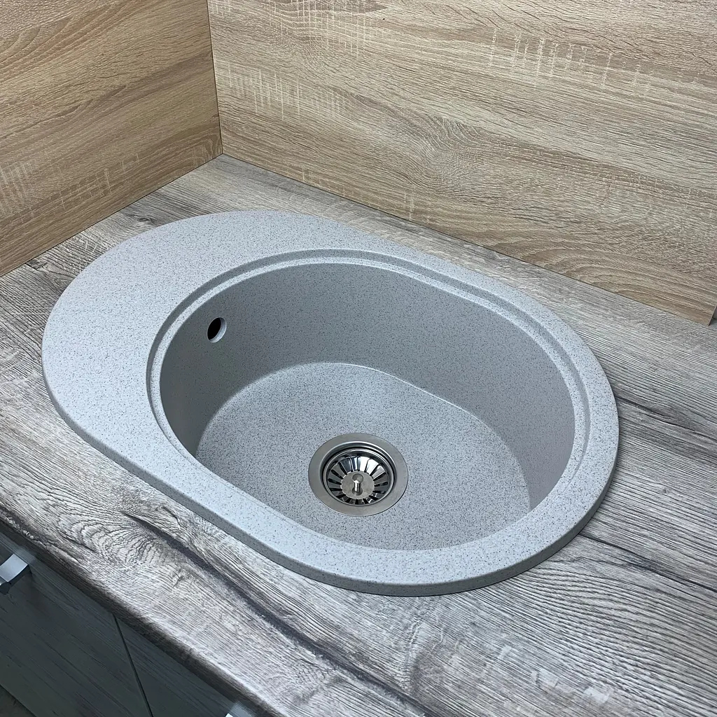 Кухонна мийка Adamant Ovale 610x420x180 terra 643223, Тера - фото 3