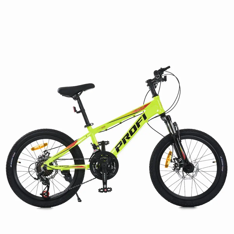 Велосипед підлітковий Profi MTB2001-4 20 дюймів салатовий - фото 2