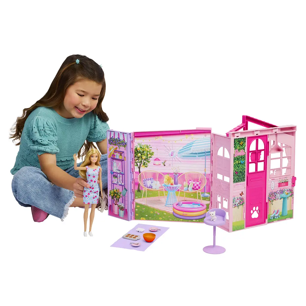 Портативний будиночок для ляльки Barbie Вихідні за містом (JMD27) - фото 11