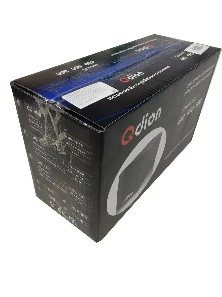 ДБЖ Qdion 650VA Schuko DS 650 - фото 3