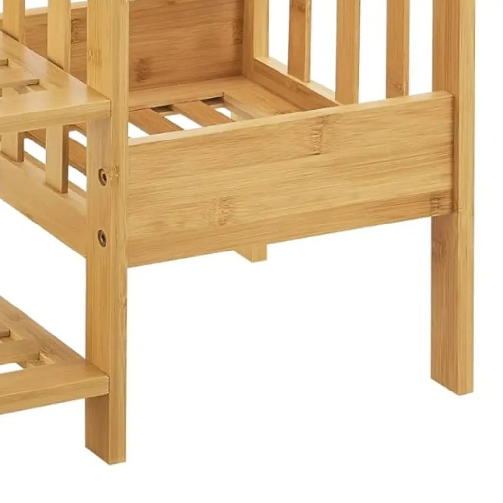 Бамбукова полиця для взуття Chomik Avenue з підставкою для парасольок - фото 4