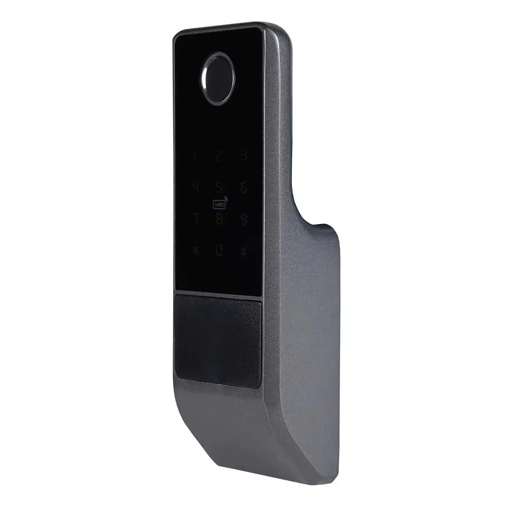 Замок біометричний автономний Trinix TRL-5201BTFW Black Right з Bluetooth, зчитувачем відбитків пальців і карт Mifare (65-00052) - фото 2