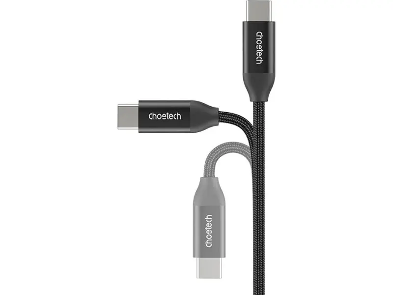 Кабель USB Type-C Choetech USB Type-C to USB Type-C 1m Black (XCC-1035) - фото 3