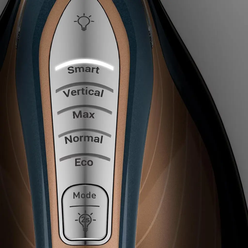Праска-парогенератор Tefal Express Vision Max 3000 Вт 1200 мл паровий удар 850 г керамічна підошва синє-золотий - фото 4
