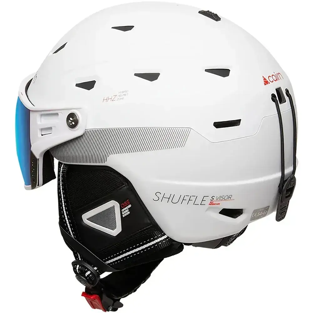 Шлем Cairn Shuffle Visor Evolight NXT Cat.1-3 54-56 Белый - фото 2
