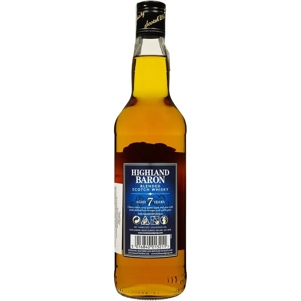 Віскі Highiland Baron Blended Scotch 7 yo 40% 0.7 л - фото 2