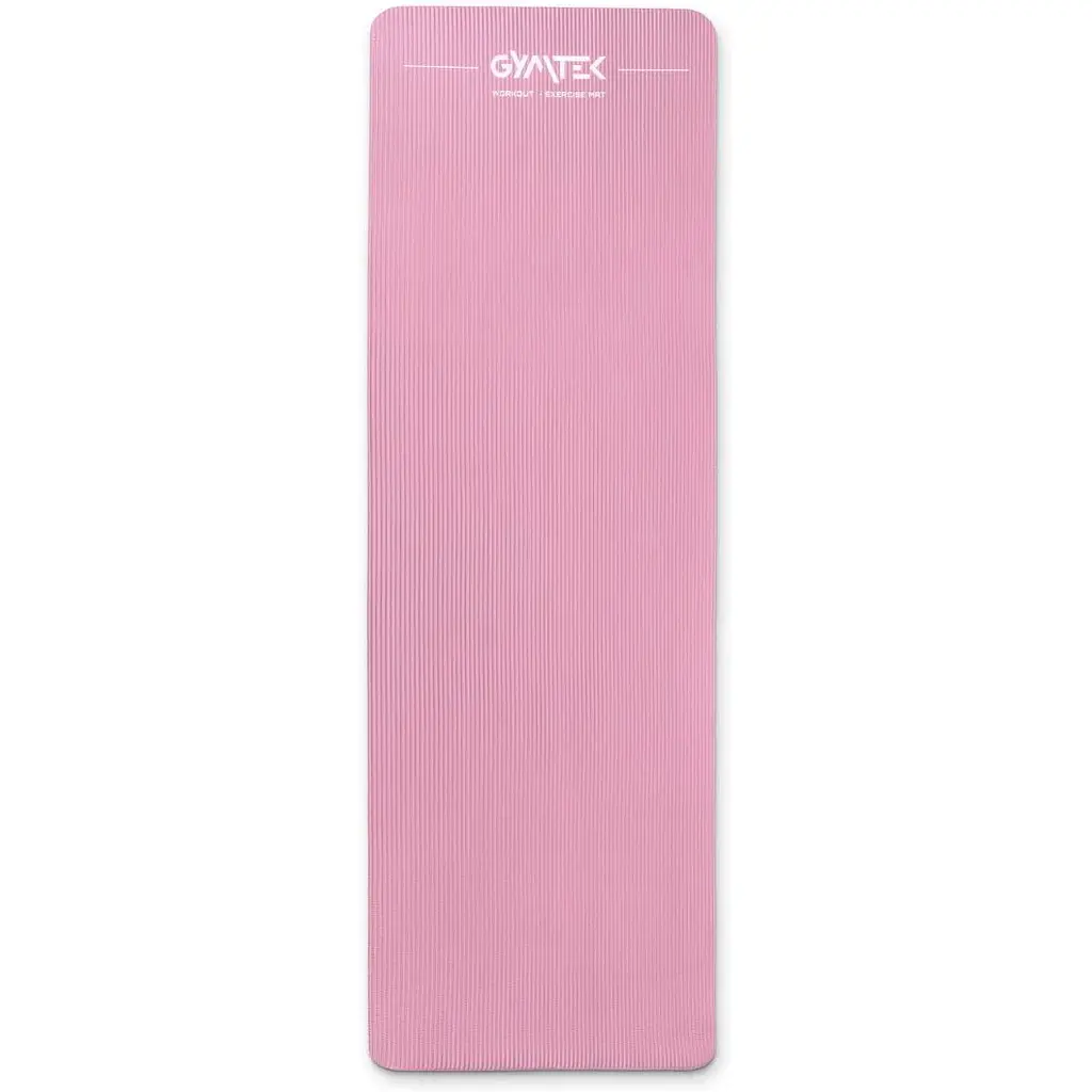 Килимок (мат) для йоги та фітнесу Gymtek NBR 1,5см рожевий - фото 5