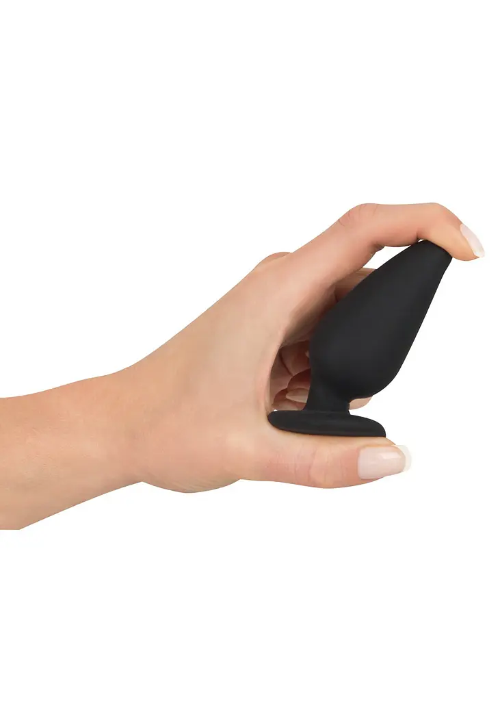 Анальна пробка Orion Black Velvets Heavy Plug Medium 8.9 см (чорний) - фото 11