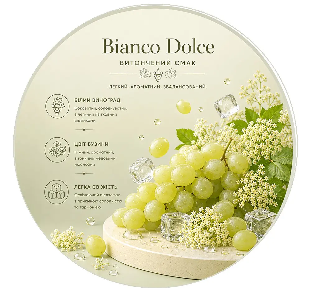 Винний напій Bolgrad Good Year напівсолодкий білий Bianco Dolce 10% 0.75 л - фото 10