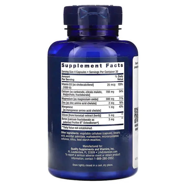 Кальций Bone Restore 120 Capsules Life Extension vit0005789 - фото 2
