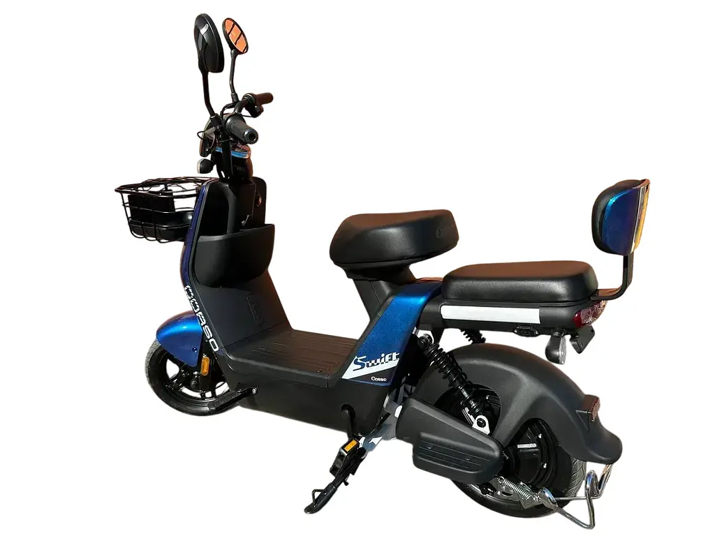 Электроскутер Двухместный Corso Swift SW (500W/60V/20Ah) Синий - фото 2