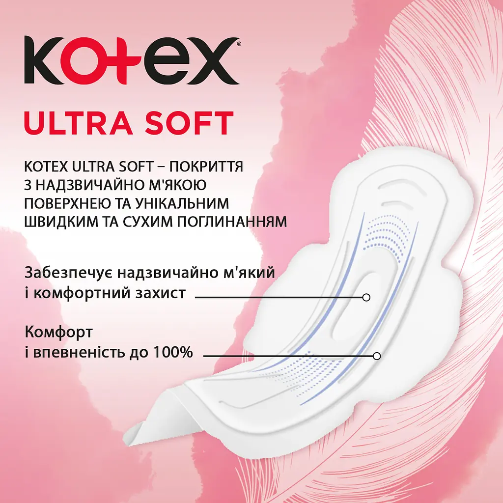 Гигиенические прокладки Kotex Ultra Soft Normal 20 шт. - фото 3