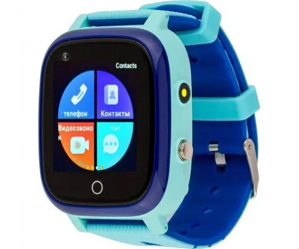 Детские часы-телефон Amigo GO005 Thermometer 4G WI-FI голубые - фото 2