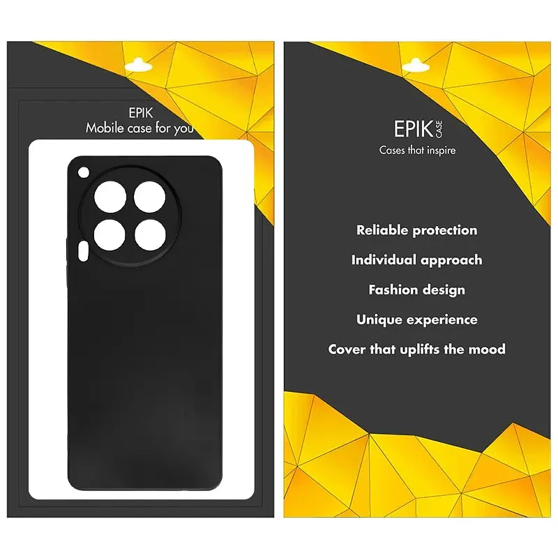 Чехол Epik TPU Black Full Camera для TECNO Camon 30 CL6 Черный - фото 3