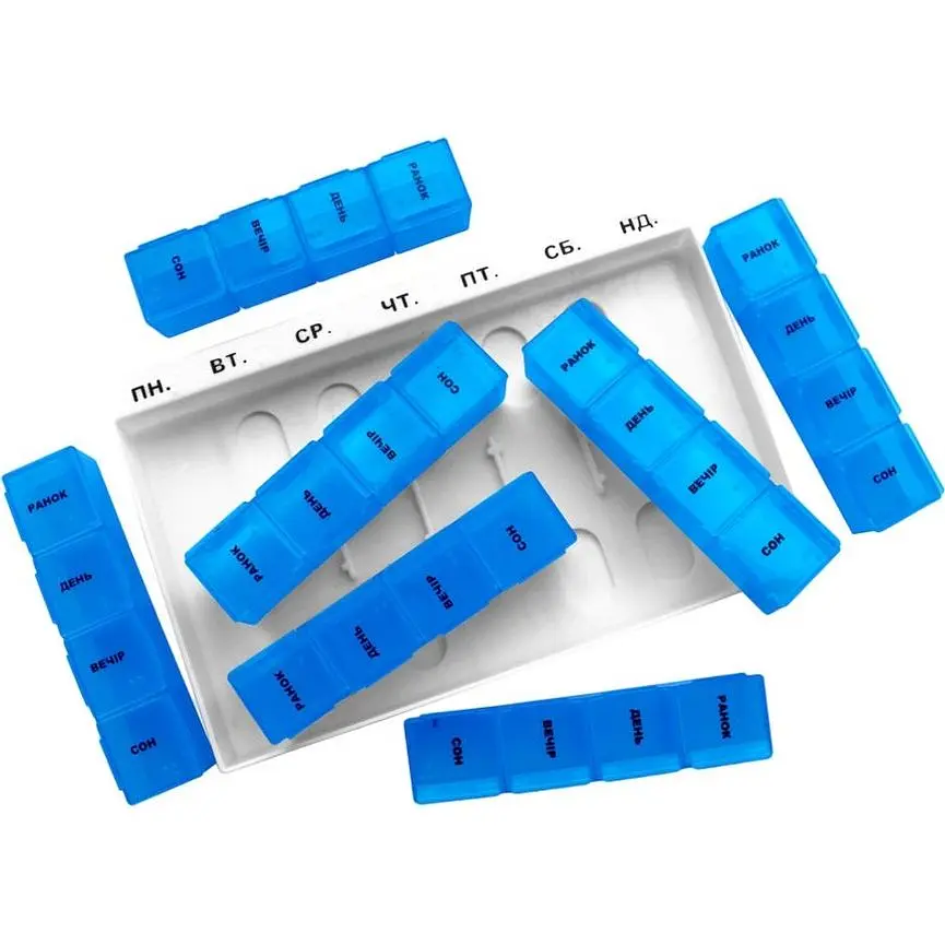 Органайзер для пігулок Красота та Здоров'я тиждень (РТ 6039) - фото 2