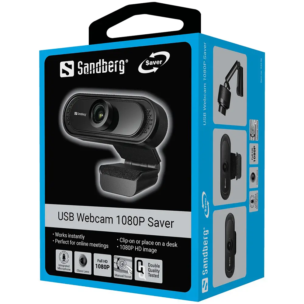 Веб-камера Sandberg Webcam 1080P Saver - фото 5