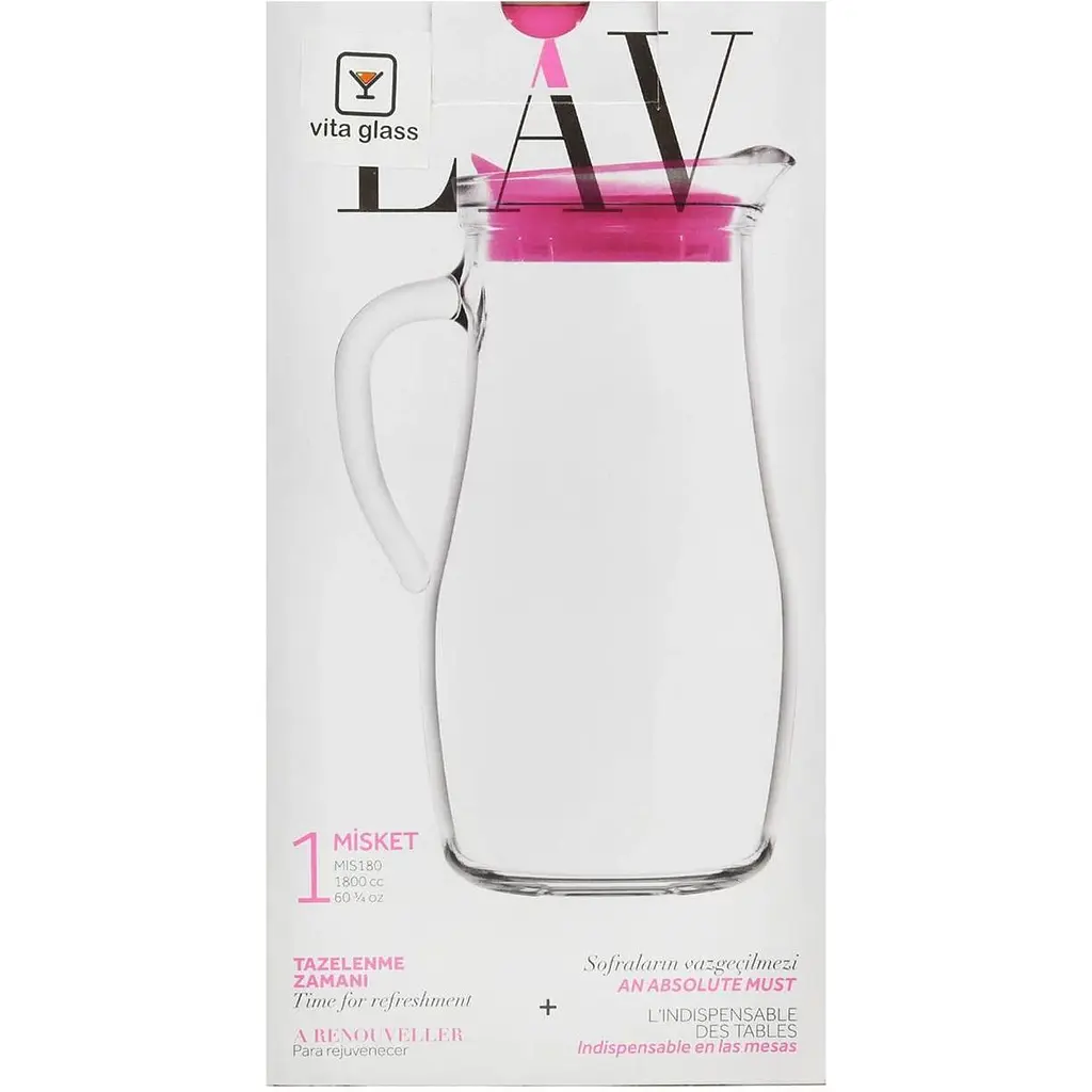 Кувшин Lav Misket, 1,8 л (LV-MIS180 PK0001R) - фото 3