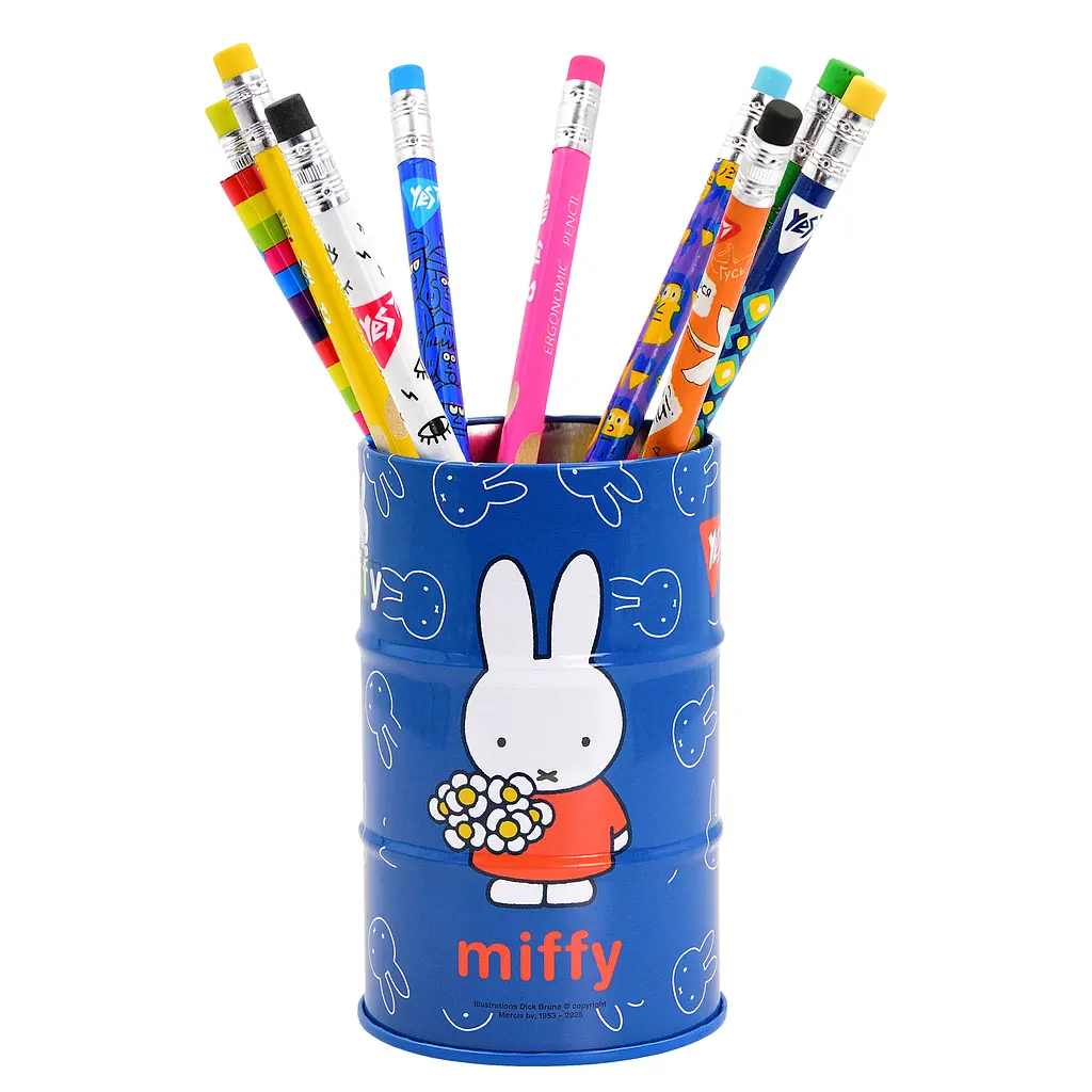 Стакан-підставка бочка YES Miffy 10,8х6,5 см Різнокольоровий (708378) - фото 3