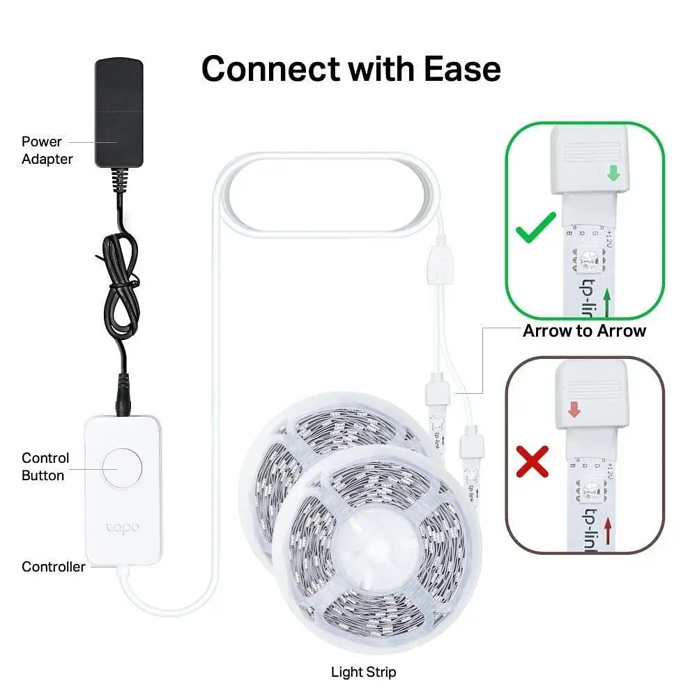Розумна Wi-Fi стрічка TP-LINK TAPO L900-10 - фото 3