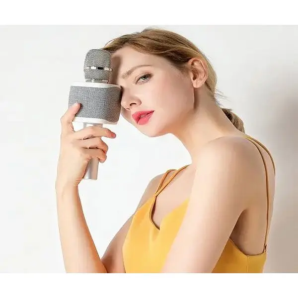 Караоке микрофон Tosing XR-27 беспроводной портативный 2 в 1 функция Bluetooth колонки + режим фонограммы серый (XR-27_1340) - фото 7