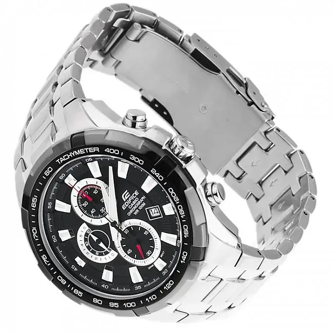 Часы мужские оригинальные японские Casio Edifice EF-539D-1AVEF кварцевые со стальным браслетом (модуль 5119) - фото 4