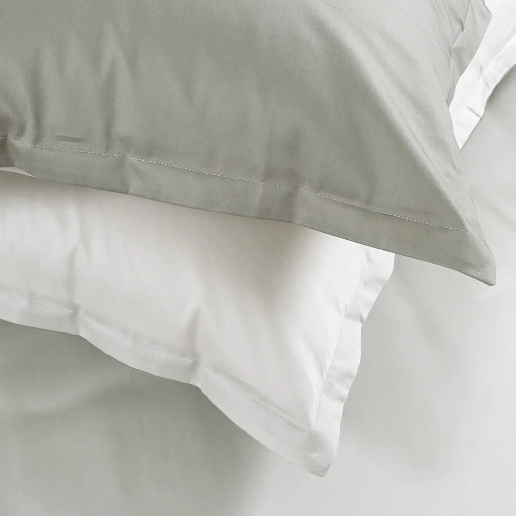 Постельное белье сатин premium 300ТС Lotus Home - Florida оливковый евро - фото 4