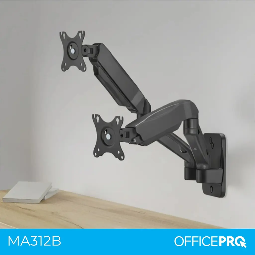Настільне кріплення для моніторів OfficePro MA312B 17`-32` Black [148289] - фото 16