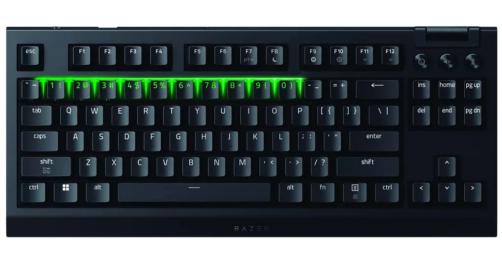 Клавиатура Razer BlackWidow V4 TKL Hyperspeed (RZ03-05480100-R3M1) - фото 2