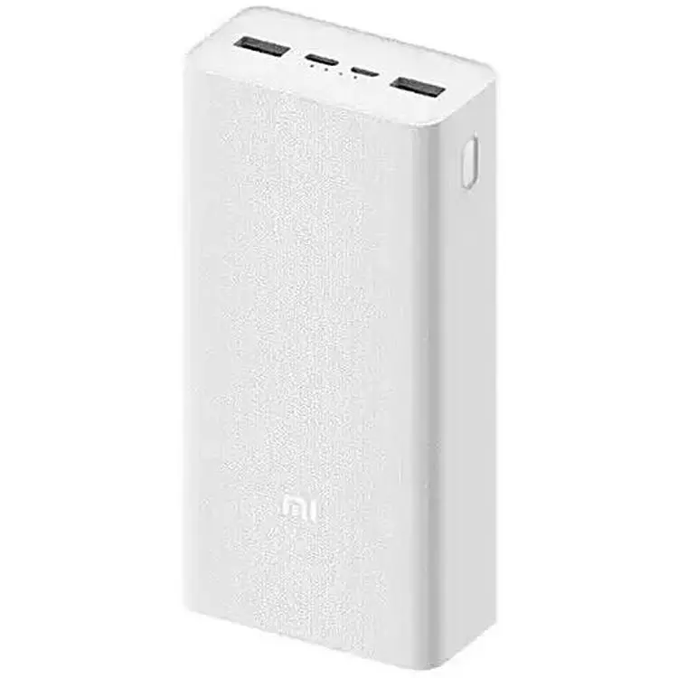 Портативна батарея Xiaomi Mi 3 30000 mAh Quick Charge White (PB3018ZM) (VXN4307CN) - фото 2
