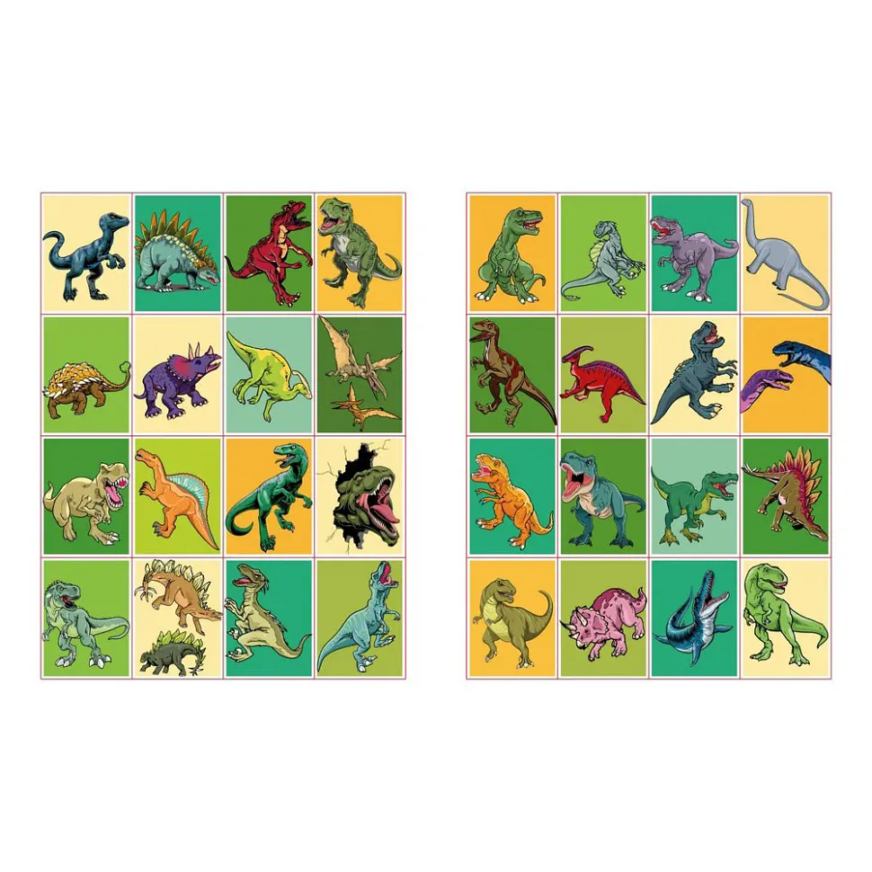 Дитяча розмальовка зі стікерами "Світ хижих динозаврів" CB25, 16 сторінок - фото 3