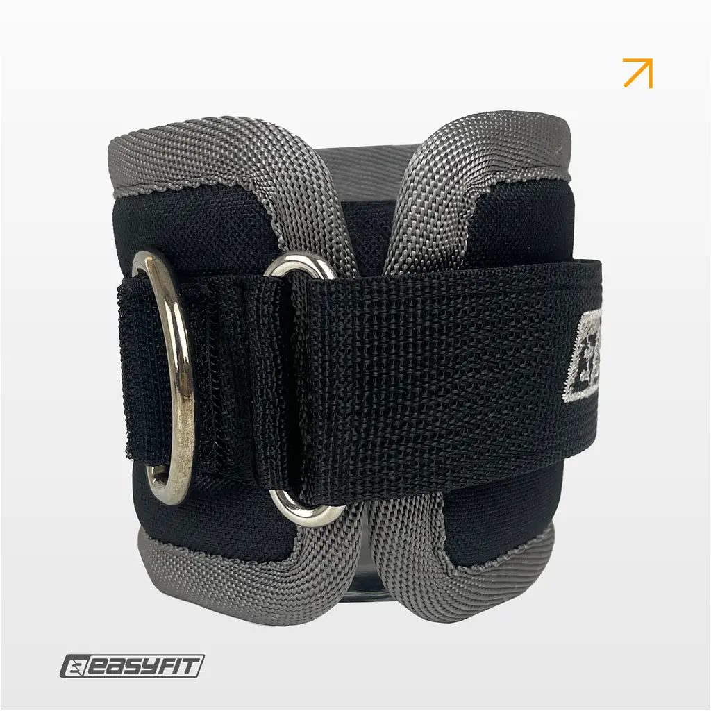 Манжета EasyFit чорна для тяги на тренажері Бубновского (EF-LGSTR-03) - фото 6